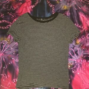 Cropped Stripped Shirt